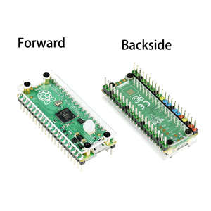 Raspberry Pi Pico Case Raspberry Pi Pico Acrílico Estuche transparente con tapa de botón