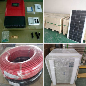 贸易商10Kw电网领带套件太阳能系统并网功率5Kw太阳能系统价格Hom太阳能电池技术 - Product Image 3