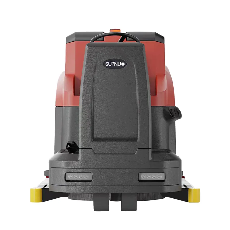 Mesin pembersih debu lantai semen daya besar SBN-1100 pembersih mesin cuci lantai Dual Disk untuk mal belanja