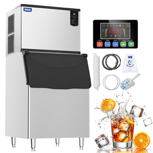 Naixer ODM Silver Cubic <strong>Ice</strong> Maker Machine Manufacturer Video <strong>Display</strong> Ready in 20min 300 lb 1000 Lbs <strong>Ice</strong> Maker Machine for Cafe