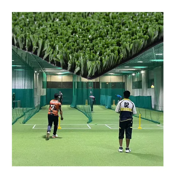 Utilisation professionnelle de terrain de cricket de gazon synthétique d'herbe de gazon artificiel