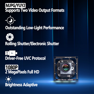 2MP 1080P 30FPS IRCUT Brillo Ajuste automático Obturador electrónico FHD OV2735 Módulo de cámara USB personalizable DS52M14 - Product Image 2