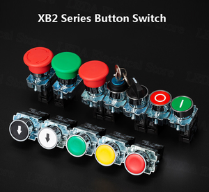22mm Xb2 1nc / No momentaneo auto-Reset Start Stop Flat Touch Switch con il simbolo della freccia - Product Image 5