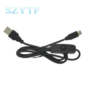 Universelles USB Typ C 5V 3A Ladekabel für Raspberry Pi 4 Stromkabel mit EIN/AUS-Schalter Für RPI 4 Modell B RPI 4B-Computer - Product Image 2