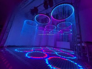 New DMX512 Control Kinetic LED Ring With DMX Led Kinetic <strong>Lighting</strong> System Led Lifting DMX Kinetic Ball - Product Image 2