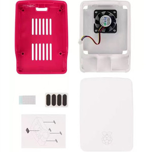 Custodia ufficiale Raspberry Pi 5 guscio rosso bianco ABS con supporto a temperatura controllata per RPI 5 Pi5 - Product Image 5