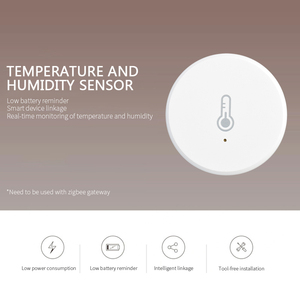Manufacturer Tuya Mini Zigbee <strong>Temperature</strong> and <strong>Humidity</strong> <strong>Sensor</strong> LCD Display <strong>Temperature</strong> <strong>Humidity</strong> Meter - Product Image 2