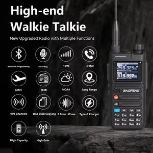 UV-26 Amateurfunk GPS 10W Multi-Band AM FM Walkie Talkie APP Programmierung Langstrecken UV26 Typ-C Kommunikation - Product Image 4