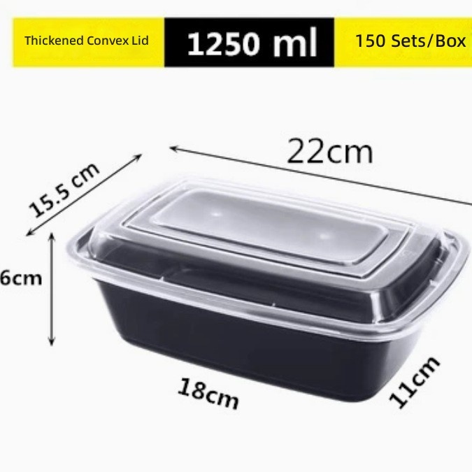 Base negra estilo americano de 1250 cm² con tapa.