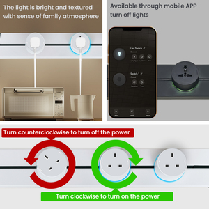 Electrical Outlets 16A Furniture Kitchen Sliding InTabletop Power Desk Track Electric UK WIFI Smart Wall <strong>Socket</strong> and Switches - Product Image 3