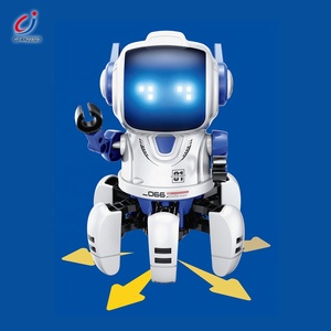 Chengji robot bambini giocattoli rc illuminazione del suono programmazione musica danza multifunzione wireless robot con telecomando