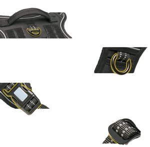 900D Nylon wasserdicht Luxus Sport großes Hunde geschirr No Pull Tactical <span class=keywords><strong>Collar</strong></span> Leash Weiche reflektierende verstellbare Haustier weste Geschirr - Product Image 2