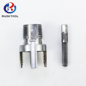 6 Points Pvc Pipe Threader <strong>Kit</strong> Internal and External Thread Fast Thread Tap Pipe Threader Water Pipe Tapping Tool - Product Image 2
