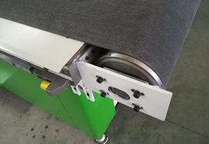 CNC-Stoffmuster schneide maschinen mit oszillieren der Klinge zum Schneiden von Rollen tüchern mit automatischer Lade entlade vorrichtung - Product Image 4
