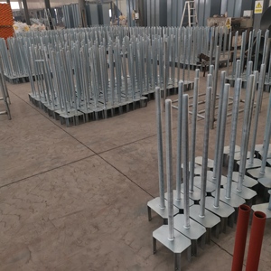 脚手架工作平台用U形头7钢支柱电动镀锌可调底座千斤顶 - Product Image 6