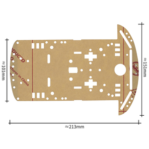 Kit de Chasis de coche Robot inteligente, codificador de velocidad, caja de batería 2WD para Arduino, nuevo Motor, envío gratis
