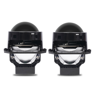 70W yüksek güç Led far lensler 10000lm 3.0 inç Bi Led projektör Lens lamba araba için 6000K serin ışık H4 kafa lambası ampulleri 12V