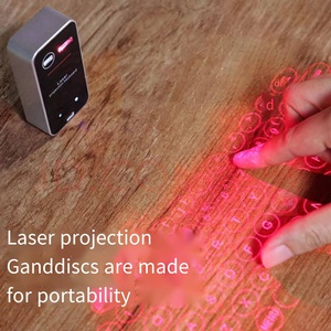 Nuevo diseño Teclado de proyección láser Teléfono móvil Computadora Teclado virtual infrarrojo inalámbrico