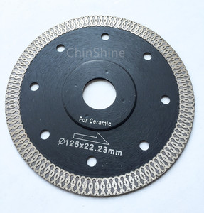 Chinshine thiêu kết lưỡi cưa kim cương liên tục cá striate kim cương cắt đĩa cho dekton gạch sứ - Product Image 5