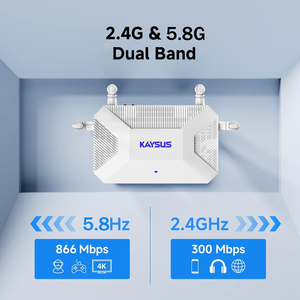 デュアルバンド2.4G & 5GのギガビットWiFi5ルーター | 1200Mbpsロシア語と英語のワイヤレスインターネットルーター - Product Image 4