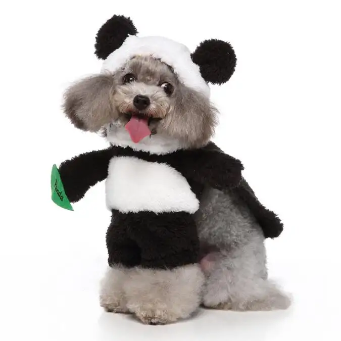 Cosplay Huisdierenproducten Panda Staande Pak Grappige Hondenkleding Huisdier Staande Pak