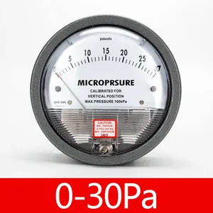 מד דיפרנציאלי מיקרו-לחץ מד 0-30pa שלילי לחץ אוויר איכות מדידה בית החולים חדר נקי 100 מ "מ - Product Image 6