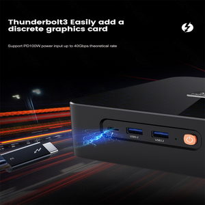 Toptan fiyat AMD Mini PC r-zyen 9 6900HX PC oyun Windows11 2x2x2xpcie4. 0 2x2.5G LAN mikro masaüstü ofis bilgisayar WiFi6 - Product Image 4