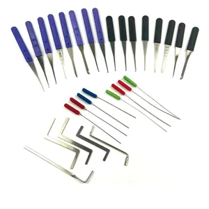 Profesyonel çilingir kilit seçim Set çelik ve Metal el aletleri ayıklamak için kırık tuşları ve çıkarmadan kanca araba kilit araçları - Product Image 2