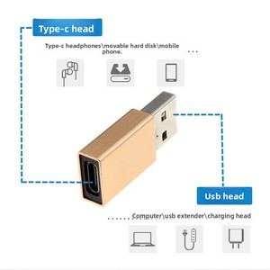 携帯電話ノートパソコン用OTG Type-CアダプターUSB 3.0電源コンバータデータケーブル充電新しい状態PC TPCプラグ - Product Image 3