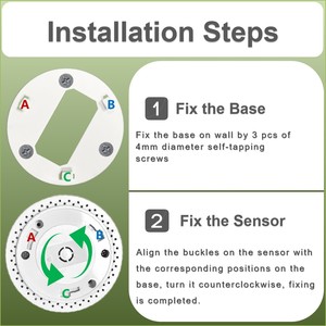 Dingtek DT311 Smart LoT LoRaWAN Sensor zur Überwachung von Temperatur und Luft feuchtigkeit Luftqualität sensor für den Heimgebrauch - Product Image 3