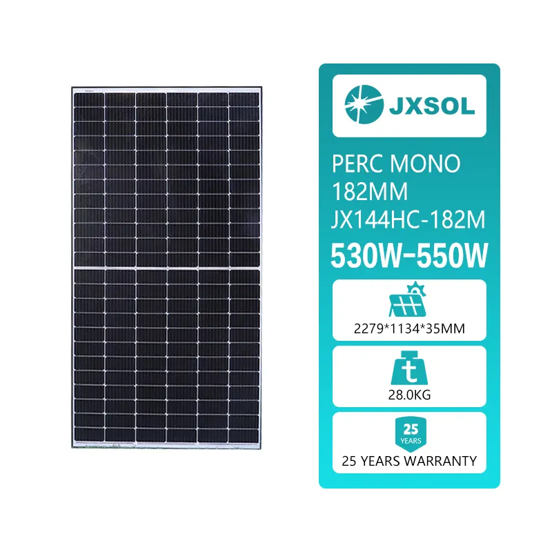 太陽エネルギーパネル550ワット高効率モノラル太陽光発電540W 550 W 560Wソーラーパネル
