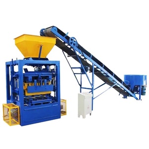 Popular QT4-26 Semi-<strong>automatic</strong> Hollow Interlocking <strong>Block</strong> Brick <strong>Making</strong> <strong>Machine</strong> with Low Price - Product Image 5