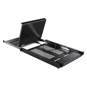 17&quot; LCD KVM Switch 16 Port VGA, <strong>MT</strong>-<strong>VIKI</strong> 1280*1024 Rackmount KVM Drawer for 19&quot; 1U Rack + 16-pack Cables, 17 Inch LED KVM Console - Product Image 4