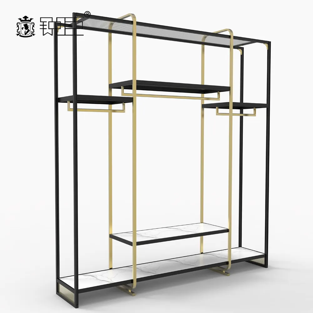 Di Fascia alta Negozio Apparecchio Display Boutique Scaffalature Metalliche Negozi di Abbigliamento di Visualizzazione Stand