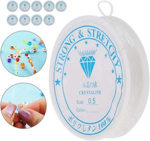 有用的10卷强力水晶弹性拉伸线线透明珠线弹性珠线 - Product Image 3