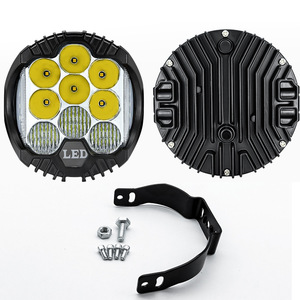 Pefect <strong>Led</strong> Three Sided Illuminated <strong>5</strong>-inch <strong>LED</strong> Work Lights for Off-road Vehicle Modification, Motorcycle Headlights,working Light - Product Image 2
