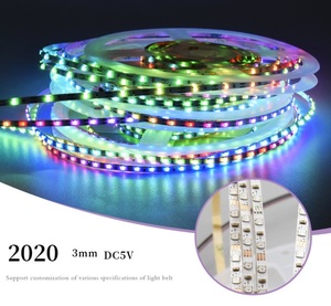 3mm 2812B Programmable Built-in IC Programmable Atmosphere Full-color <strong>Running</strong> Light Strip