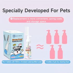 منظف للمخلب والشامبو بدون ماء للكلاب والقطط والشامبو الجاف للقدم oam <span class=keywords><strong>Magic</strong></span> Foam - Product Image 6