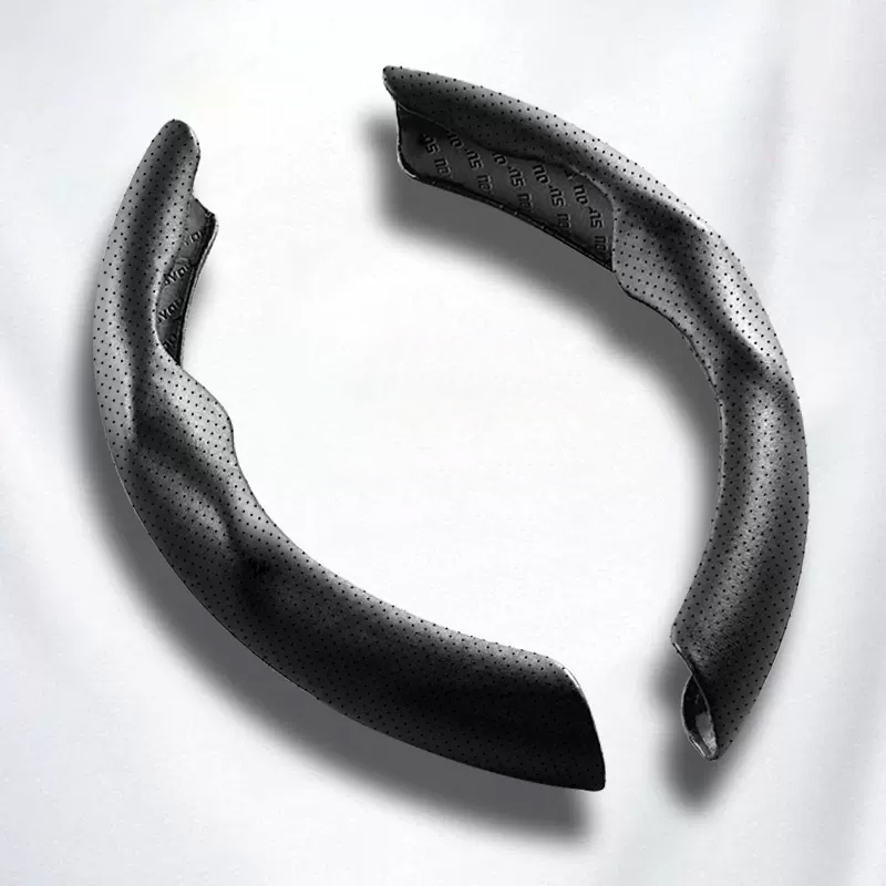 En cuir noir