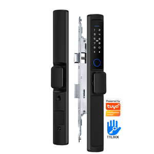 2585榫眼铝窄框滑动门电子锁卡码智能图雅智能Wifi数字门锁 - Product Image 1