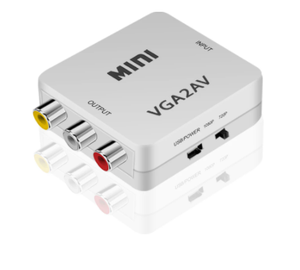 New Hot Selling Mini <strong>RCA</strong> <strong>to</strong> <strong>VGA</strong> Converter AV2VGA VGA2AV Conversor With 3.5mm Audio <strong>RCA</strong> <strong>to</strong> <strong>VGA</strong> Video Converter for PC <strong>to</strong> TV HD Computer <strong>to</strong> TV - Product Image 2