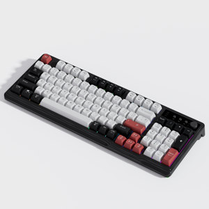 Teclado inalámbrico para juegos de 94 teclas personalizado para Windows y Mac PC Laptops Membrana con perilla de volumen y teclas multimedia - Product Image 6