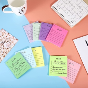 Creative Solid Color to Do <strong>List</strong> Sticky Notes Kawaii Sticky Notes for Students and Office Use - Product Image 2