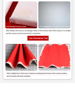 600D Künstler-Leinwandrolle aus 100 % Polyester, 24 Zoll bedruckbare Leinwandrolle für den Eco-Solvent-Druck - Product Image 5