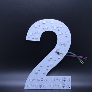 โมดูลLED RGB CapitalตัวอักษรSMD 5050 RGBโมดูลDC12V IP44 RGBตัวเลขรูปLedป้ายตัวอักษร - Product Image 2