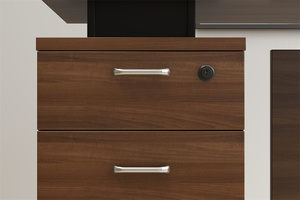 Computadora de oficina moderna de madera, escritorio de acero con patas de 1,2 m, escritorios de oficina modulares para oficina en casa, mesa de cómputo personalizada - Product Image 2
