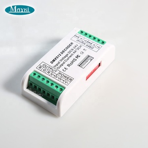 Kleine DMX512 4CH LED-Licht leisten regler RGBW DMX512 Decoder