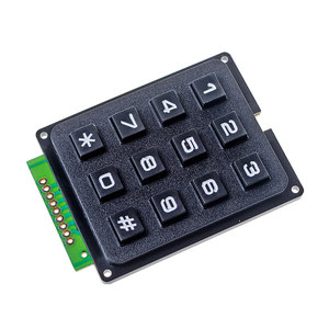 3x4マトリックスキーボードモジュール4*3マトリックスアレイキーパッドモジュールDIY用12キーボタンスイッチ - Product Image 4