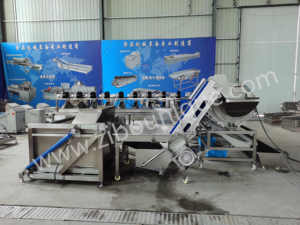Plataforma de descarga a granel industrial de acero inoxidable 304 segura para alimentos, sistema de descarga inclinable, logística de cadena de frío de pescado de patata y manzana - Product Image 4