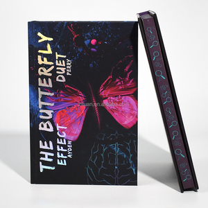 Vàng lá dập kết thúc bìa cứng cuốn Sách bìa cứng ràng buộc phiên bản đặc biệt tùy chỉnh phun cạnh in ấn cuốn sách - Product Image 2